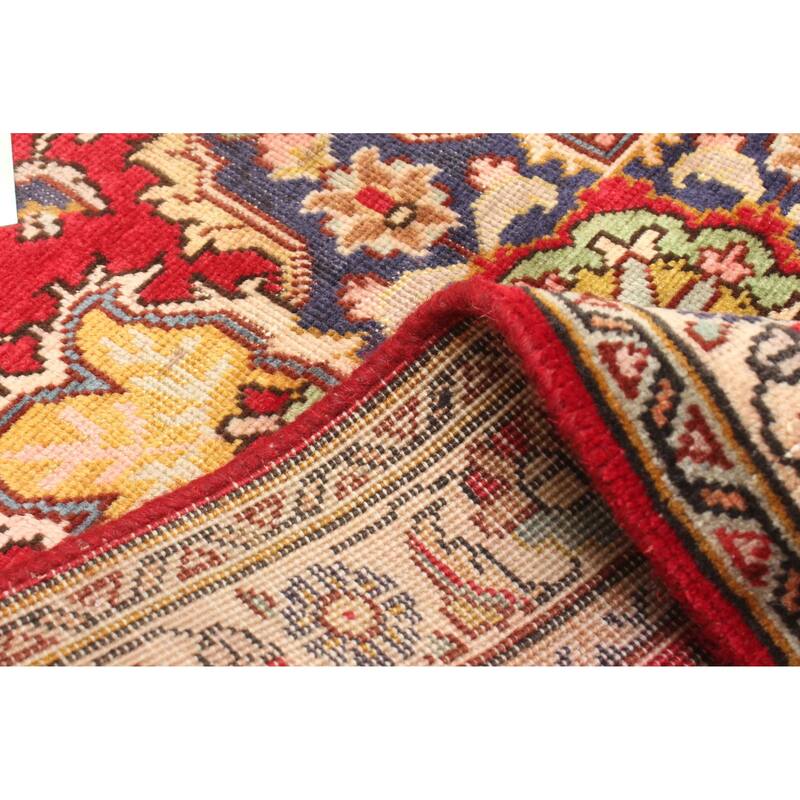 ECARPETGALLERY Hand-knotted Antalya Vintage Red Wool Rug - 3'3 x 4'6