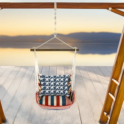 Magnolia Casual Swing Set 4 piece - Stars & Stripes w/ Flag Stars