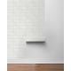 preview thumbnail 9 of 20, Luxe Haven Rib Tile Peel and Stick Wallpaper