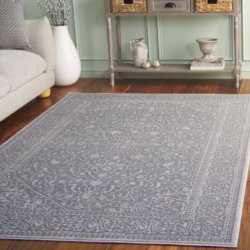 SAFAVIEH Reflection Elzada Oriental Rug - 6' x 8' - Light Grey/Cream