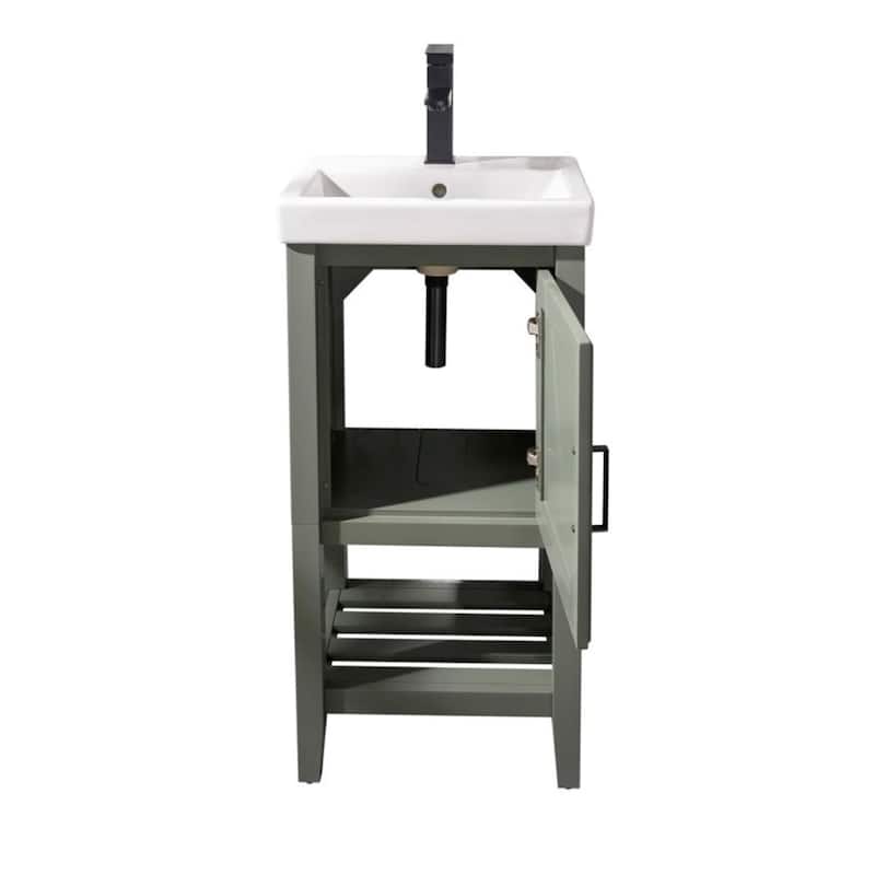 Legion Furniture 18" Pewter Green Sink Vanity WLF9018-PG