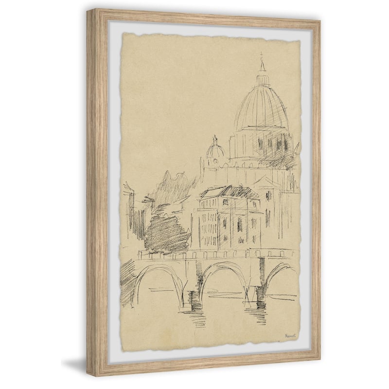 St. Peter Cathedral Sketch Framed Print