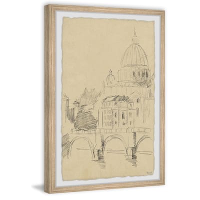 St. Peter Cathedral Sketch Framed Print