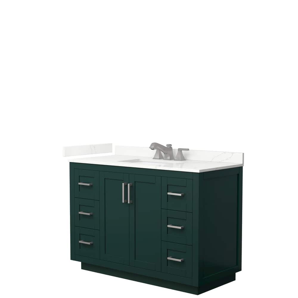 Miranda 48-inch Single Vanity, Quartz Top