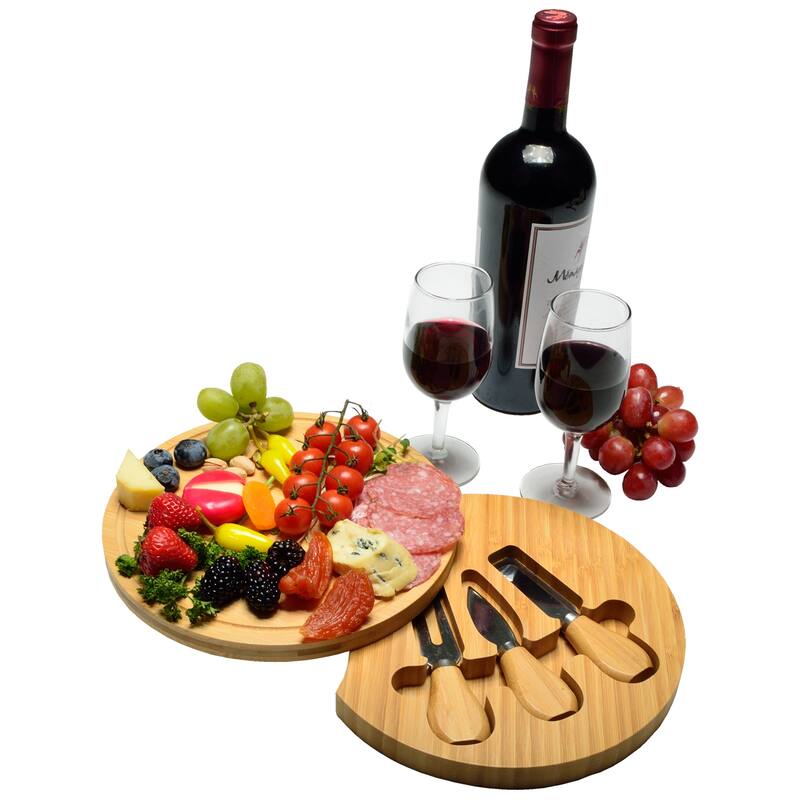 NCAA Clemson Tigers Bamboo Cheese & Charcuterie Board
