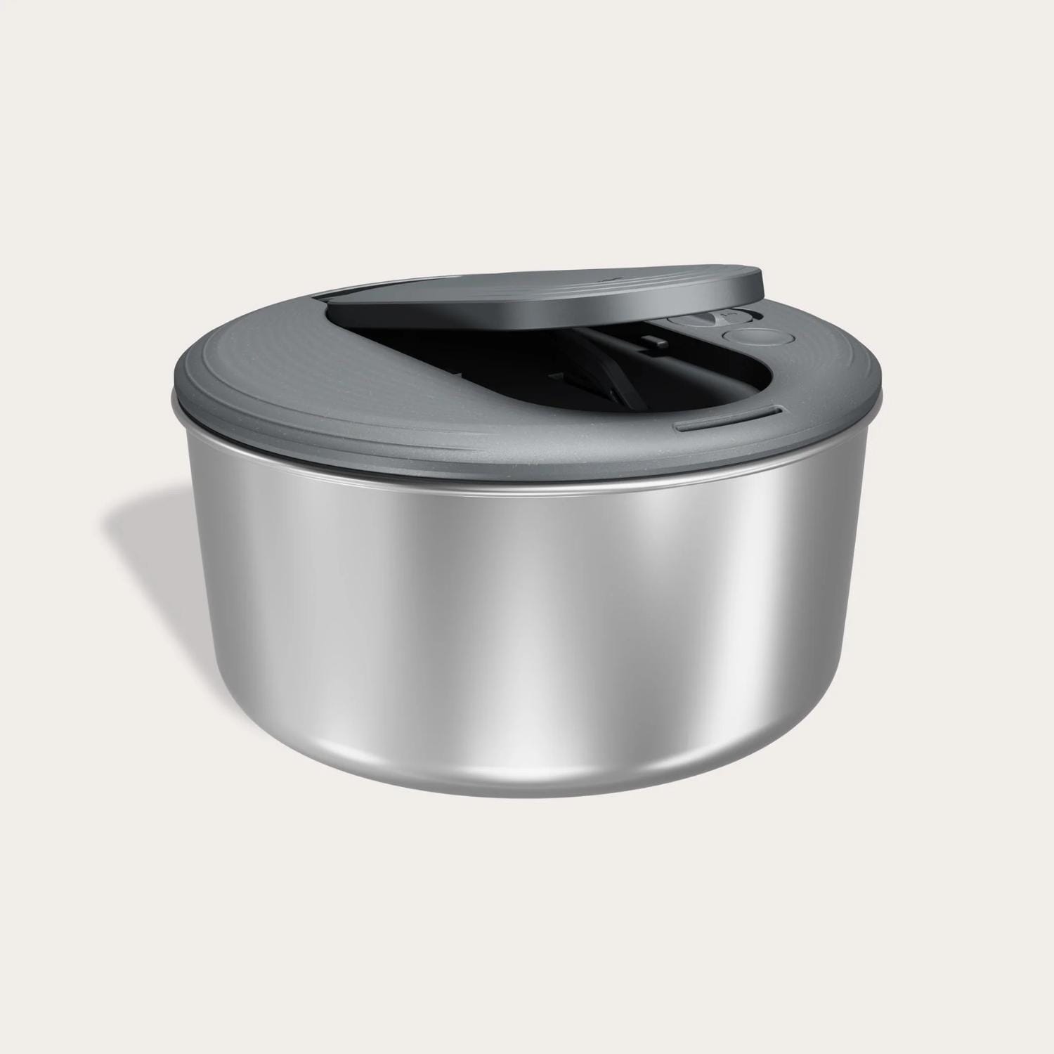 Zyliss Swift Dry Salad Spinner Stainless Steel Large (4-6 Portions)