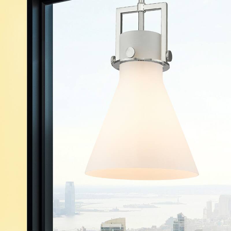 Innovations Lighting Newton Cone - 1 Light 10" Stem Hung Pendant