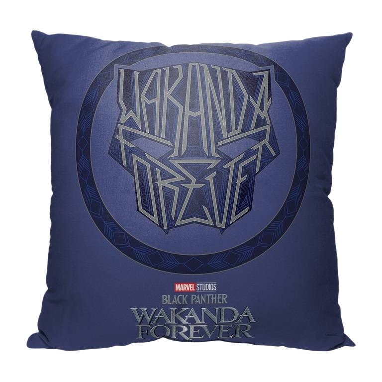 Marvel Black Panther Panther Symbol 18 Inch Throw Pillow 18 x 18