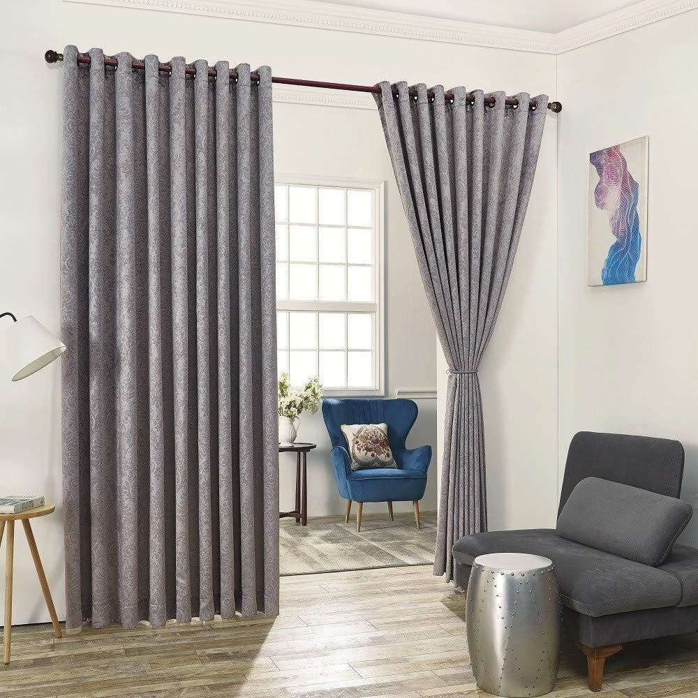 Taylor Embossed Velour Thermal Lined Pencil Pleat Curtains by Home Curtains