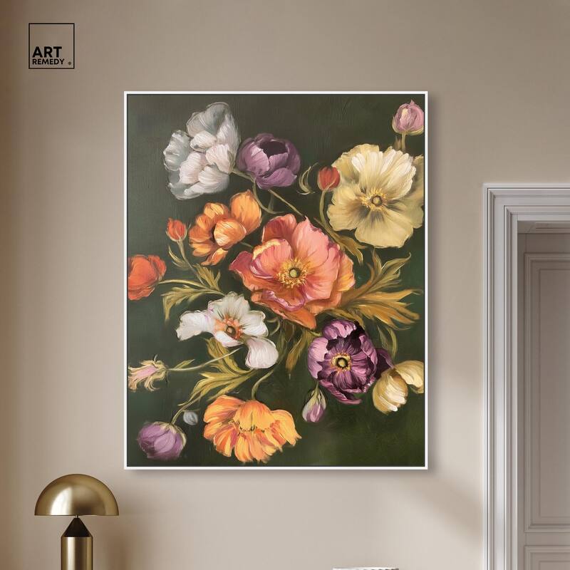 Twilight Tulips II Canvas by Art Remedy