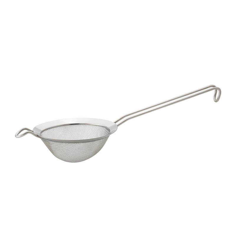 HIC Kitchen Fine Double Mesh Strainer, 18/8 Stainless Steel, Set of 2