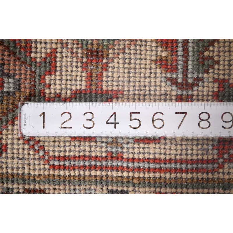 Light Blue Heriz Serapi Area Rug Handmade Wool Carpet - 7'9"x 9'11"
