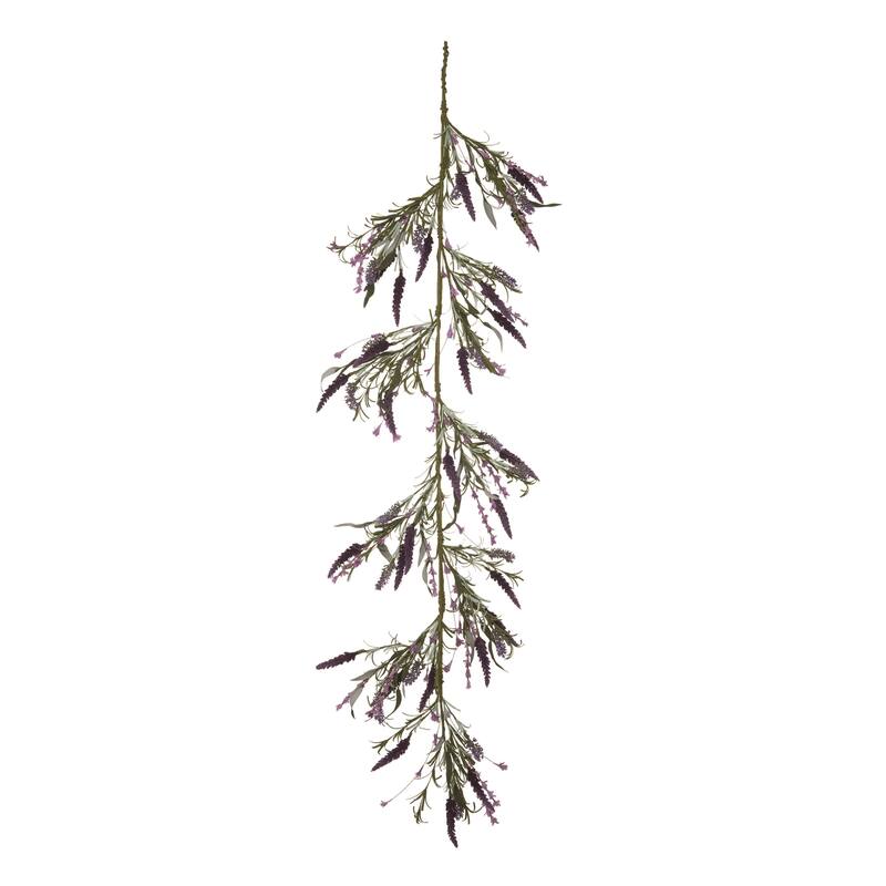 Transpac Artificial 60 in. Multicolor Spring Lavender Garland