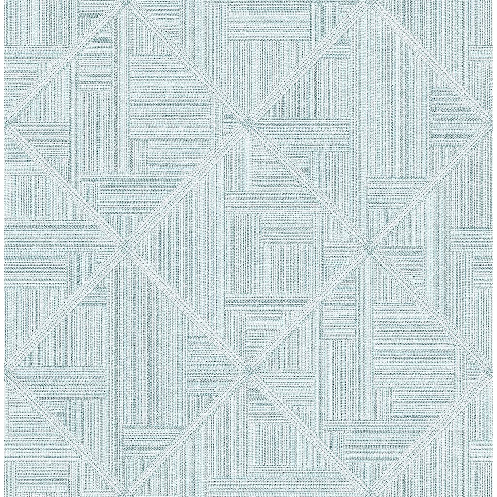 Scott Living Cade Teal Geometric Wallpaper