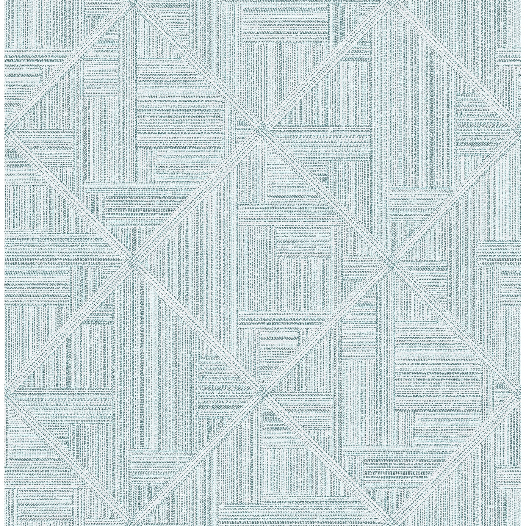 Scott Living Cade Teal Geometric Wallpaper