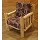preview thumbnail 1 of 1, Red Cedar Log - Santa Fe Chair