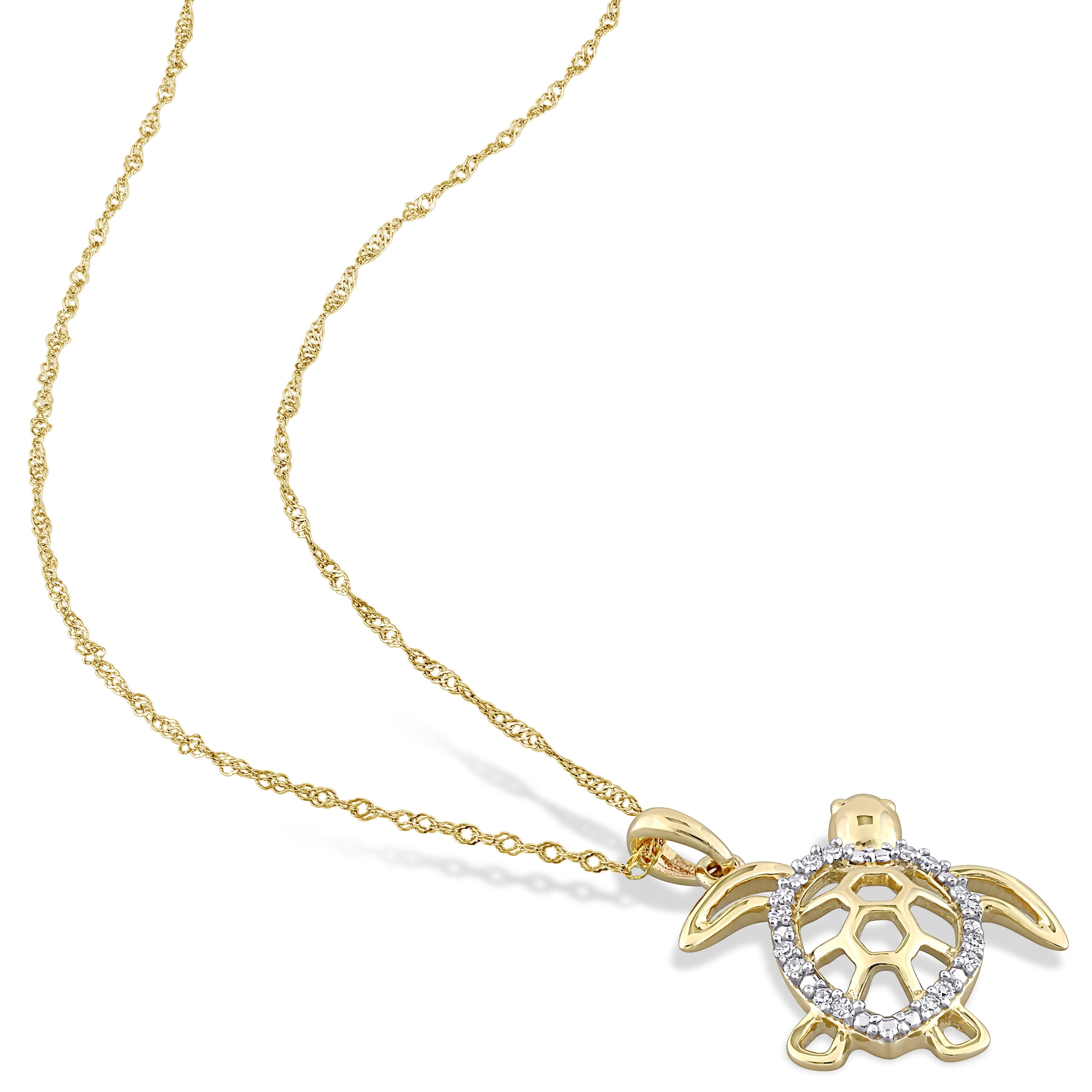 Details about Women 10K Real Yellow Gold Tri Tone Shell Turtle Charm Pendant Simulated Diamond Details about Women 10K Real Yellow Gold Tri Tone Shell Turtle Charm Pendant Simulated Diamond