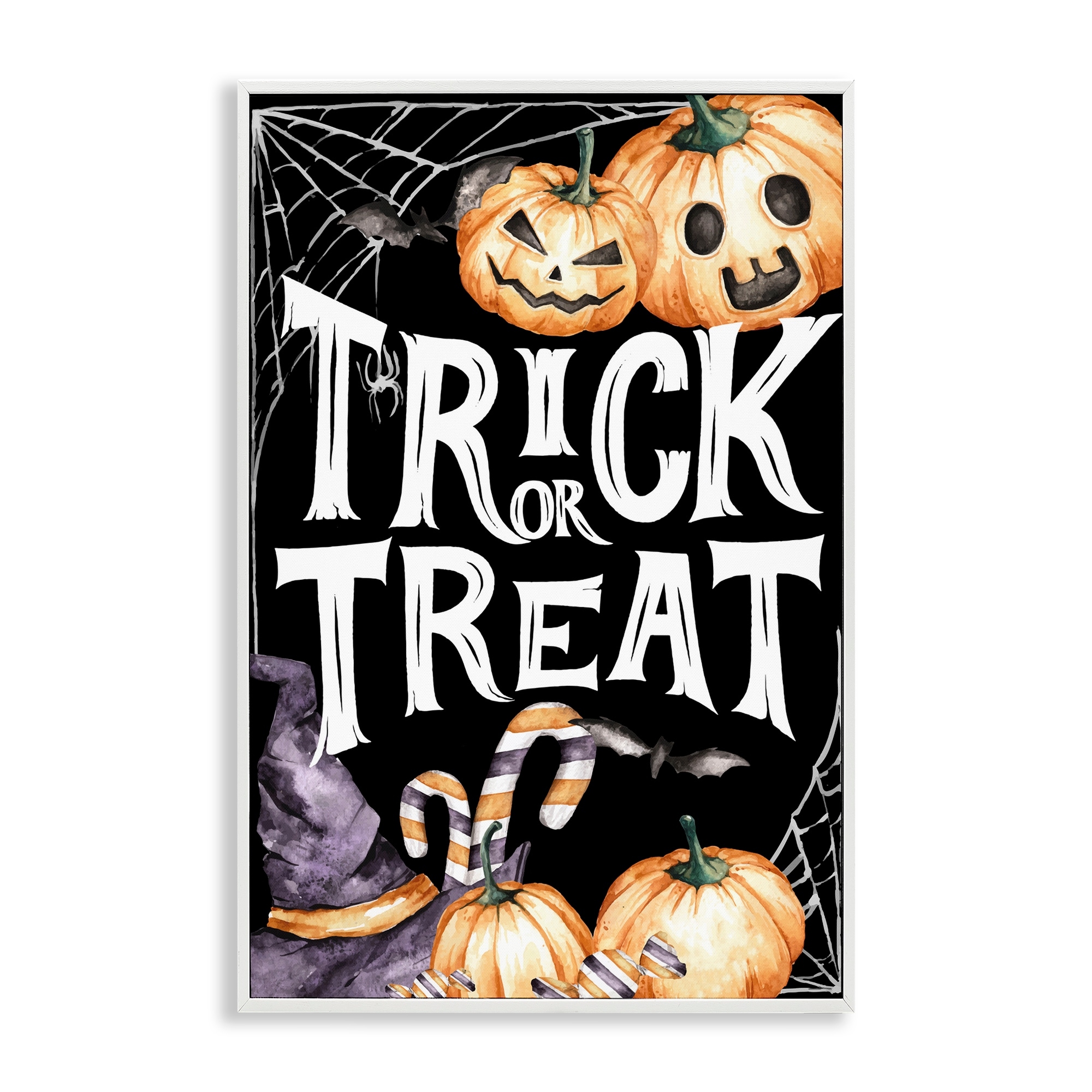 Stupell Trick Or Treat Creepy Traditions Framed Giclee Art Design By Kim Allen