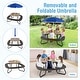 preview thumbnail 14 of 27, Costway Kids Picnic Table Outdoor Activity Table with Adjustable & - See Details