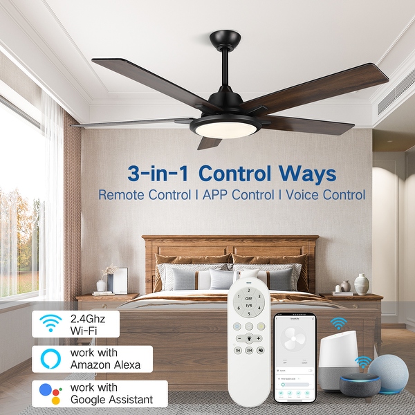 Voice controlled ceiling fan on sale