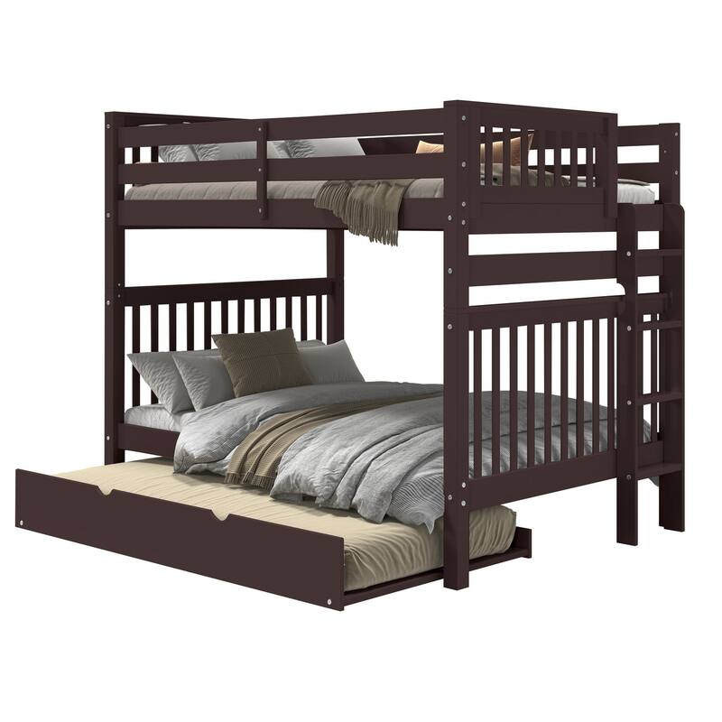 Taylor & Olive Trillium Full over Full Bunk Bed, Twin Trundle