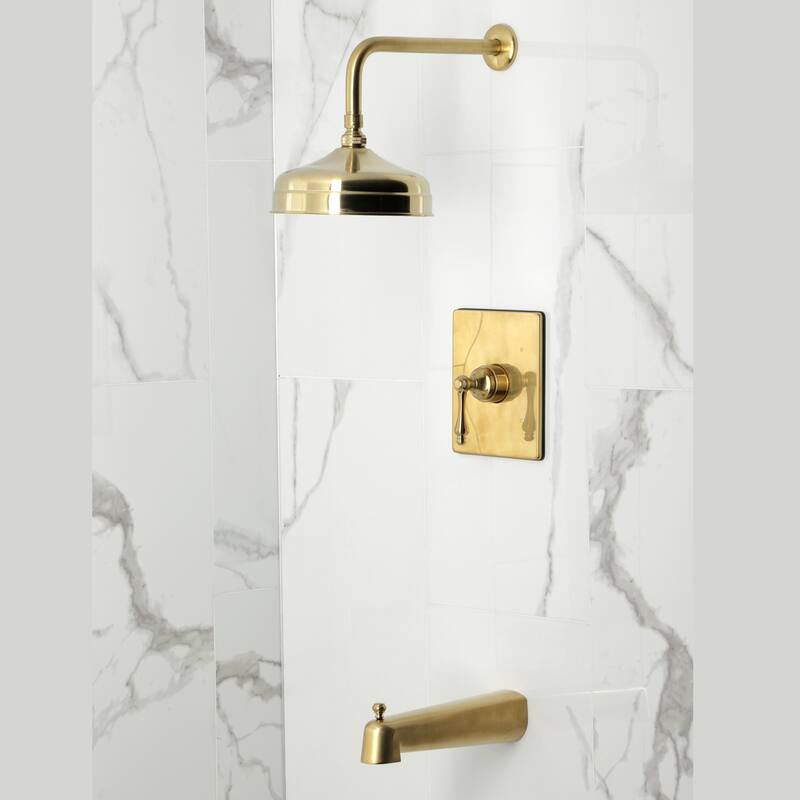 Kingston Brass Single-Handle Pressure Balanced Tub and Shower Faucet