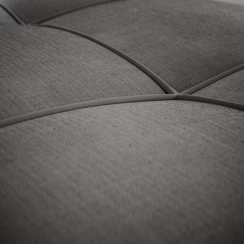3 in 1 Convertible Sleeper Loveseat Couch, Futon Sofa Bed with Pull-Out Bed & Adjustable Backrest