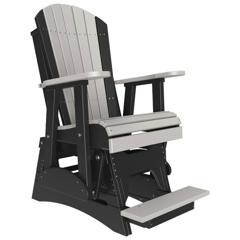 Poly Lumber Adirondack Balcony Glider