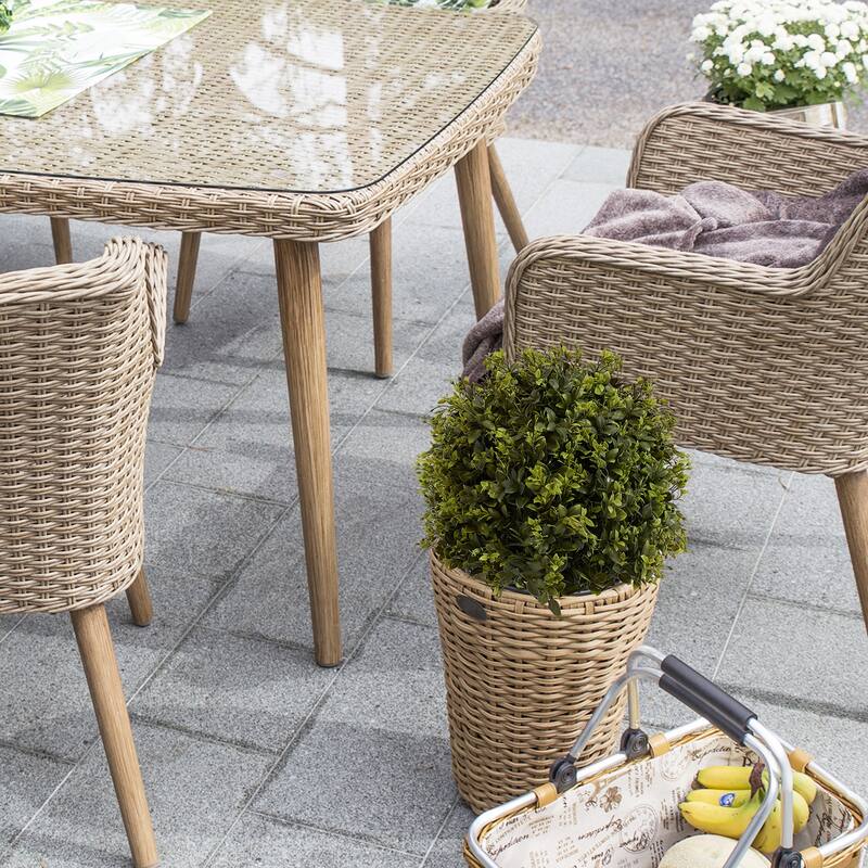 Artificial plants Greenery decoration in pot 55cm 2pcs/set
