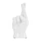 Option Crossing Fingers White