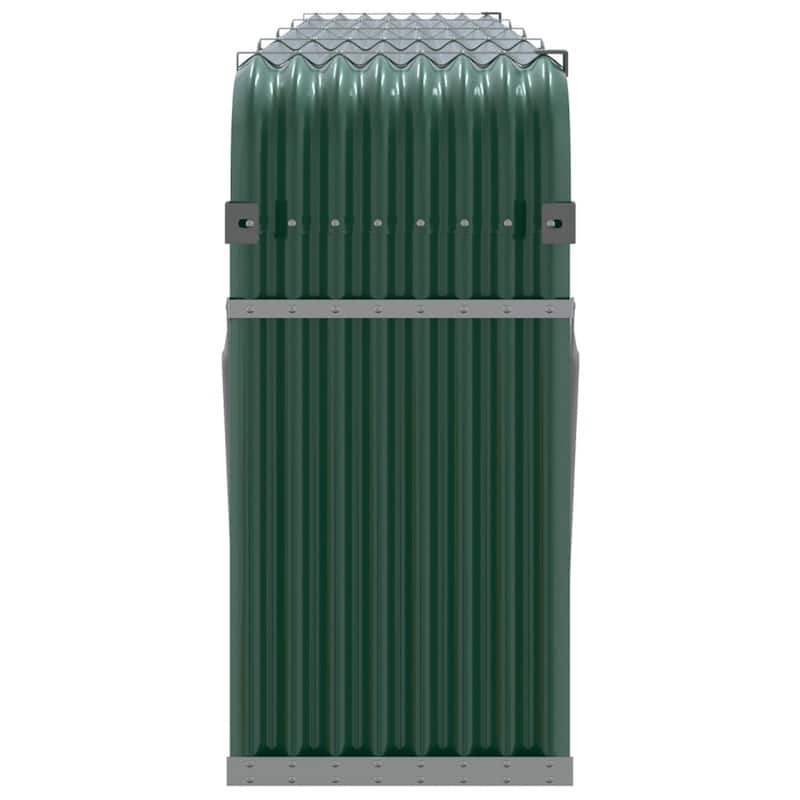 vidaXL Log Holder Outdoor Indoor Storage Firewood Rack Stand Galvanized Steel