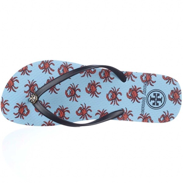 tory burch crab flip flops