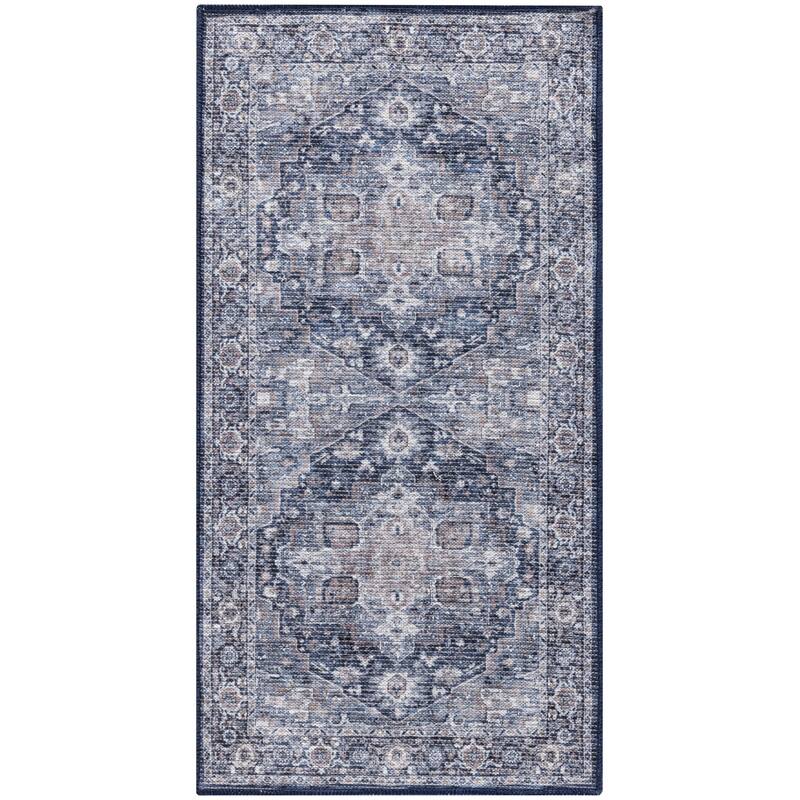 New Concept Washables Persian Boho Machine Washable Area Rug