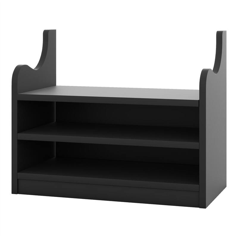 4-in-1 Detachable Hall Tree with 4 Storage Drawers and 7 Hooks, Hallway Coat Rack with Storage Cabinet, Entryway Shoe Bench