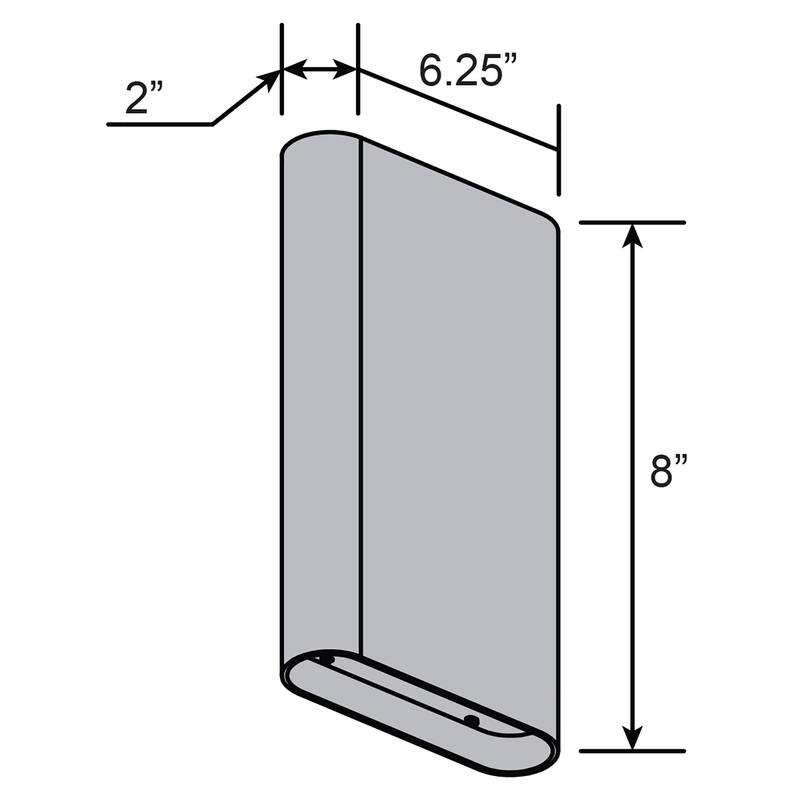 Access Lighting Lux Bi-Directional 8" Wall Sconce - 120V