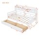 preview thumbnail 15 of 16, Twin size Daybed, Wood Slat Support, with Bedside Shelves and Two Drawers