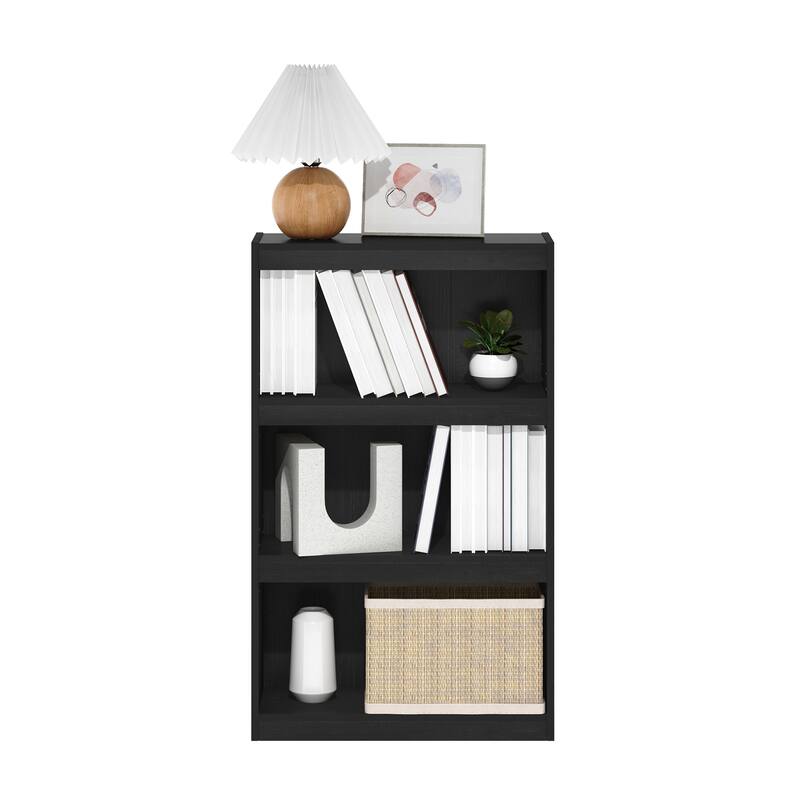 Furinno JAYA Enhanced Home Bookcase 3-Tier Adjustable Bookshelf
