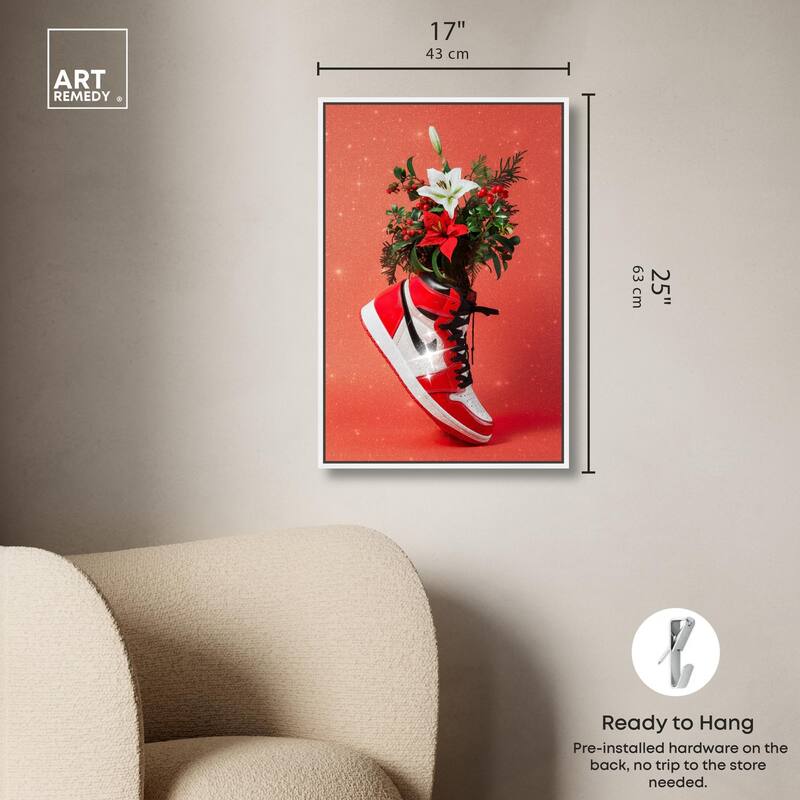 Holiday Sneaker Canvas by Art Remedy