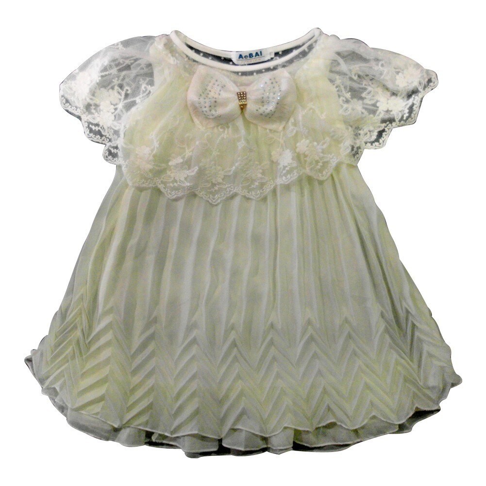 girls white chiffon dress