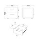 preview thumbnail 3 of 14, Porch & Den Angus Foiled 2-drawer Nightstand