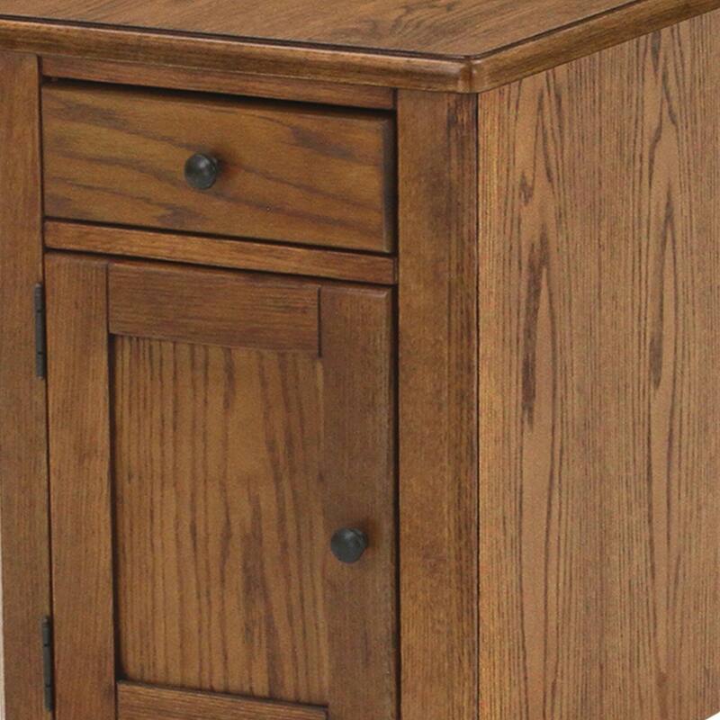 Chromcraft Peter Revington End Table in Chestnut Finish