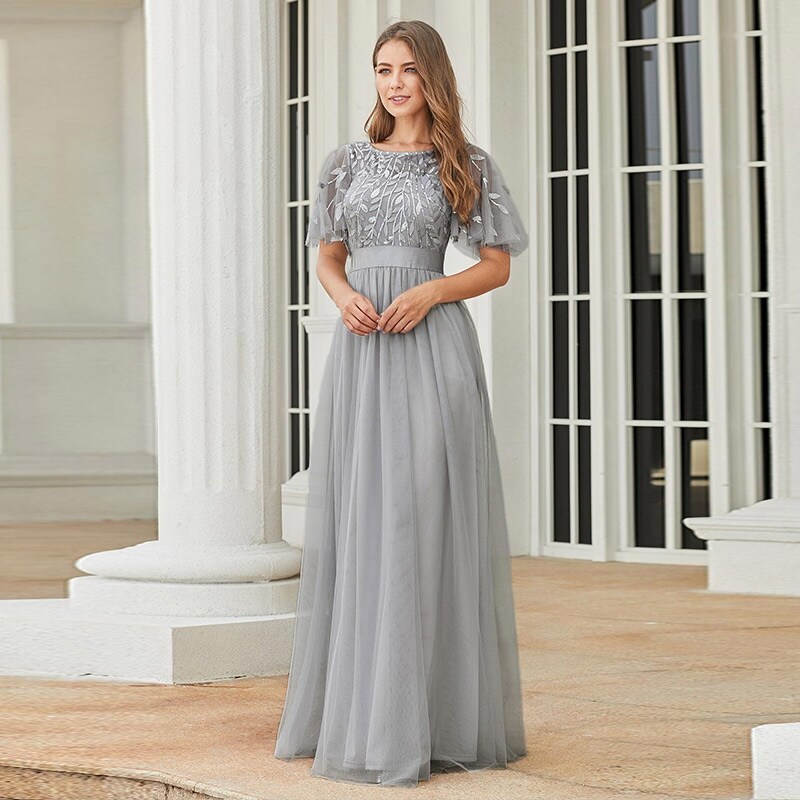 grey dress for women