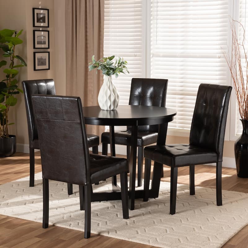 Vida Modern and Contemporary 5-Piece Dining Set
