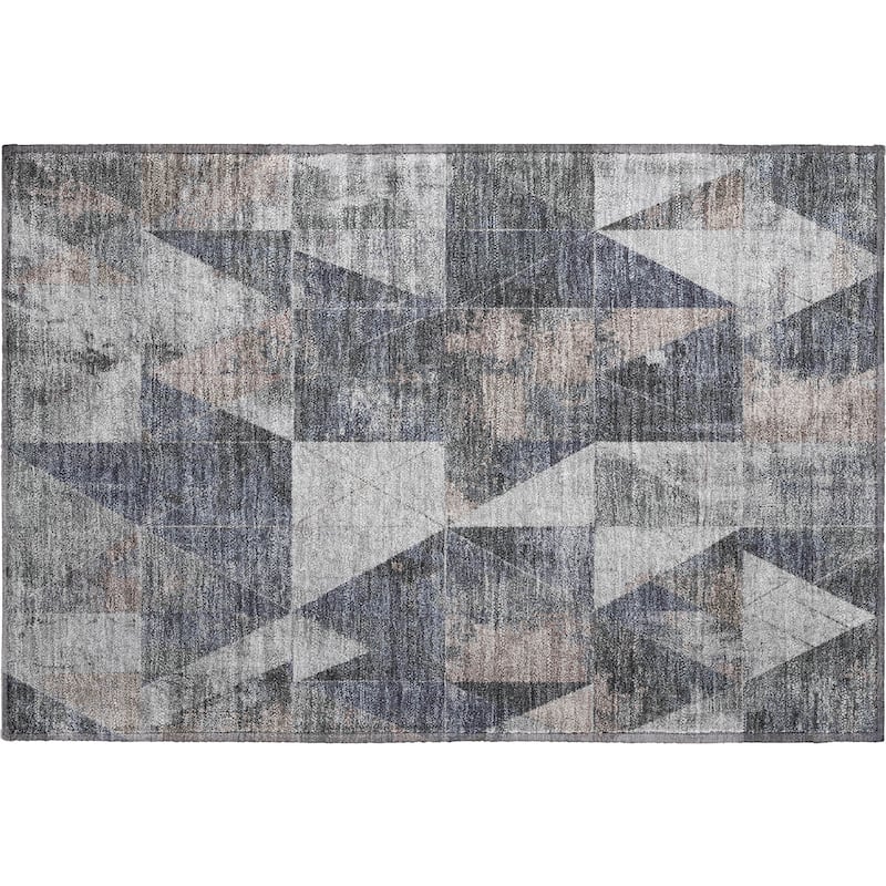 Premium Washable Super Soft Contemporary Mosaic Mayfield Rug