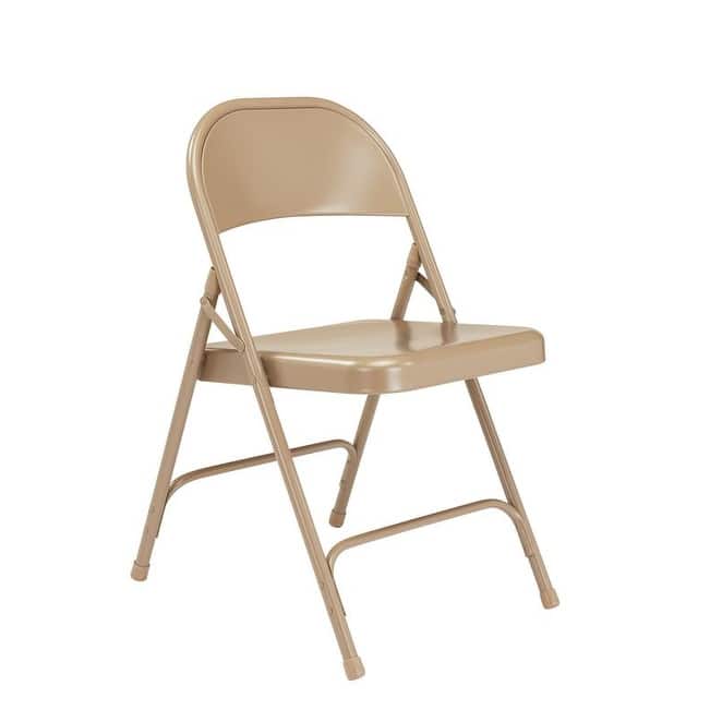 NPS (Pack of 4) - 50 Series All-Steel Folding Chairs - Beige