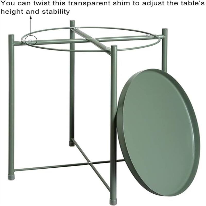 Tray Metal End Table