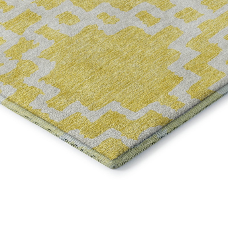 Premium Washable Super Soft Geo Trellis Mayfield Rug