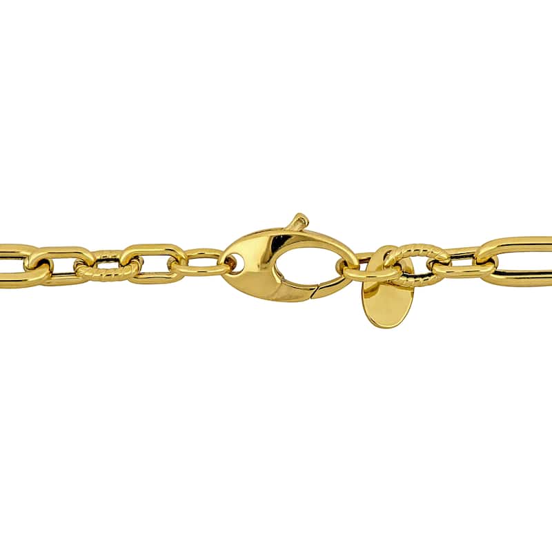 Miadora 1 4/5ct TGW Cubic Zirconia Necklace in 14k Yellow Gold
