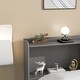 preview thumbnail 6 of 21, Full Bed with Twin Trundle, Drawers & Headboard Bookcase - Compact Design