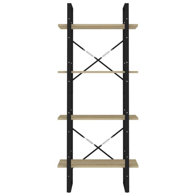 vidaXL Bookshelf Book Cabinet Shelving Unit for Living Room Engineered Wood